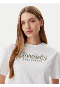 columbia - Columbia T-Shirt Rolling Bend™ 2119991 Biały Regular Fit. Kolor: biały. Materiał: bawełna