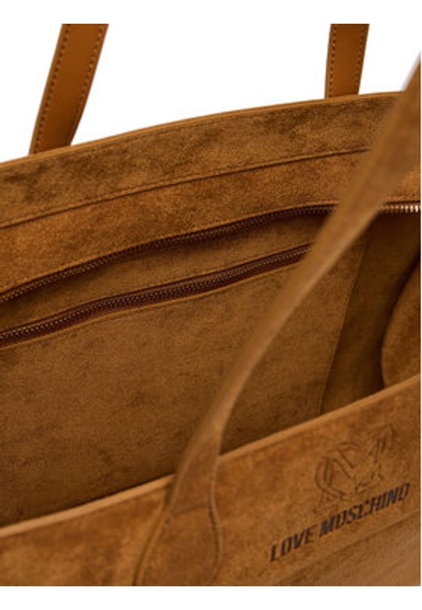 Love Moschino - LOVE MOSCHINO Torebka JC4271PP0OKJ0200 Brązowy. Kolor: brązowy. Materiał: skórzane