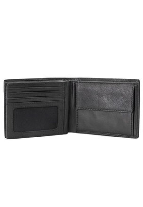 Strellson Duży Portfel Męski Billfold H8 4010001301. Kolor: czarny. Materiał: skóra