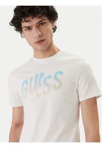 Guess T-Shirt F6GI02 J1314 Biały Slim Fit. Kolor: biały. Materiał: bawełna #4