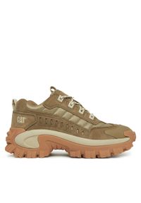 CATerpillar Sneakersy P726245 Brązowy. Kolor: brązowy. Materiał: zamsz, skóra