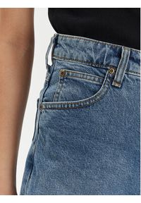 Lee Szorty jeansowe Stella 112349020 Niebieski Wide Leg. Kolor: niebieski. Materiał: bawełna