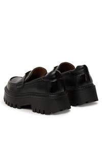 DeeZee Loafersy HY19001-2 Czarny. Kolor: czarny. Materiał: skóra #7