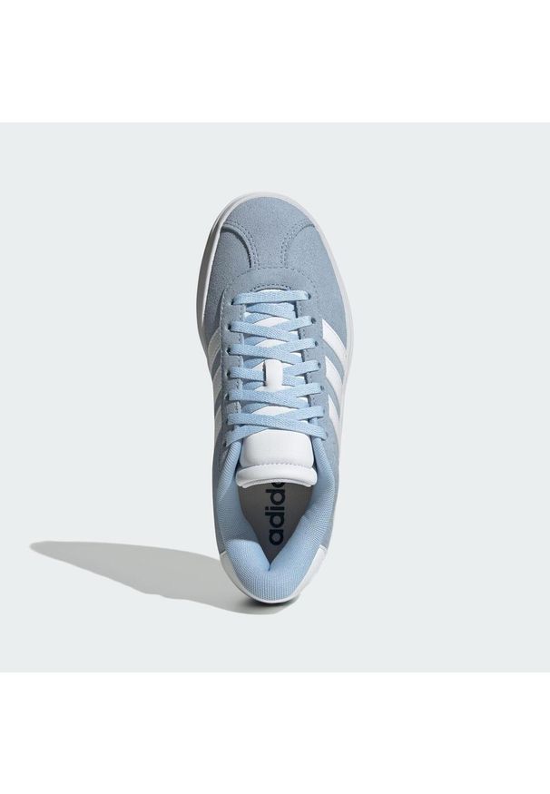 Adidas - Buty VL Court Bold Lifestyle Kids. Kolor: biały, wielokolorowy, niebieski