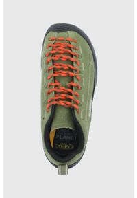keen - Keen Buty Jasper damskie kolor beżowy. Nosek buta: okrągły. Zapięcie: sznurówki. Kolor: zielony #3