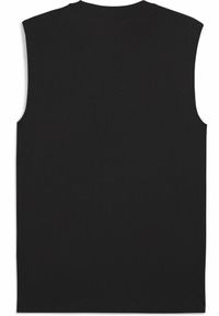 Podkoszulek Puma Ess No. 1 Logo Sleeveless Tee, Mężczyźni. Kolor: czarny. Materiał: bawełna, materiał