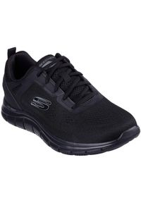 skechers - Adidasy Skechers Track Broader, Mężczyźni. Kolor: czarny. Materiał: guma, syntetyk, materiał