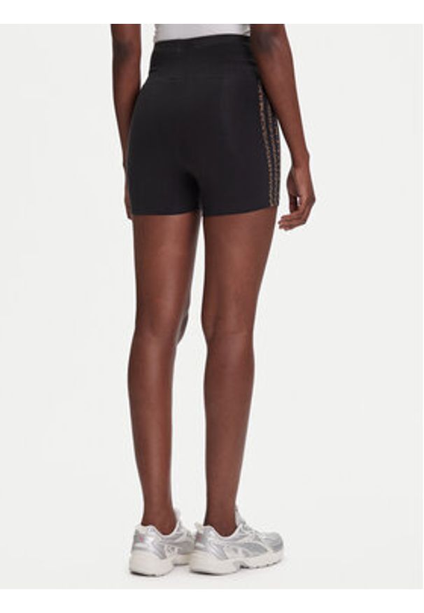 Adidas - adidas Kolarki Leopard JW7305 Czarny Slim Fit. Kolor: czarny. Materiał: bawełna