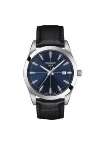 Zegarek Męski TISSOT Gentleman T-CLASSIC T127.410.16.041.01. Rodzaj zegarka: analogowe. Materiał: skóra, materiał. Styl: klasyczny, vintage, elegancki