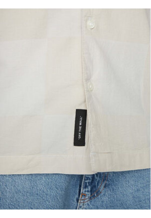 Vans Koszula VN000M18E681 Biały Regular Fit. Kolor: biały. Materiał: bawełna