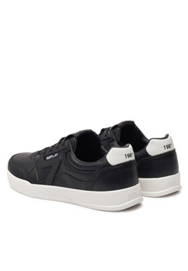 Replay Sneakersy GMZ5N .000.C0006L Czarny. Kolor: czarny. Materiał: skóra
