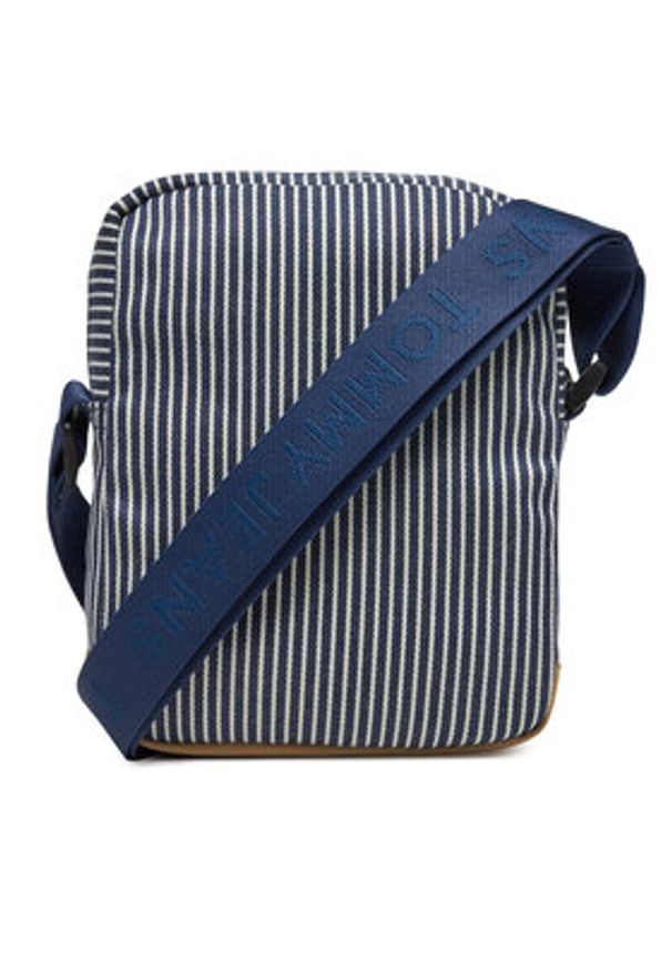 Tommy Jeans Saszetka Tjm Ess Daily Stripe Reporter AM0AM13327 Niebieski. Kolor: niebieski. Materiał: materiał