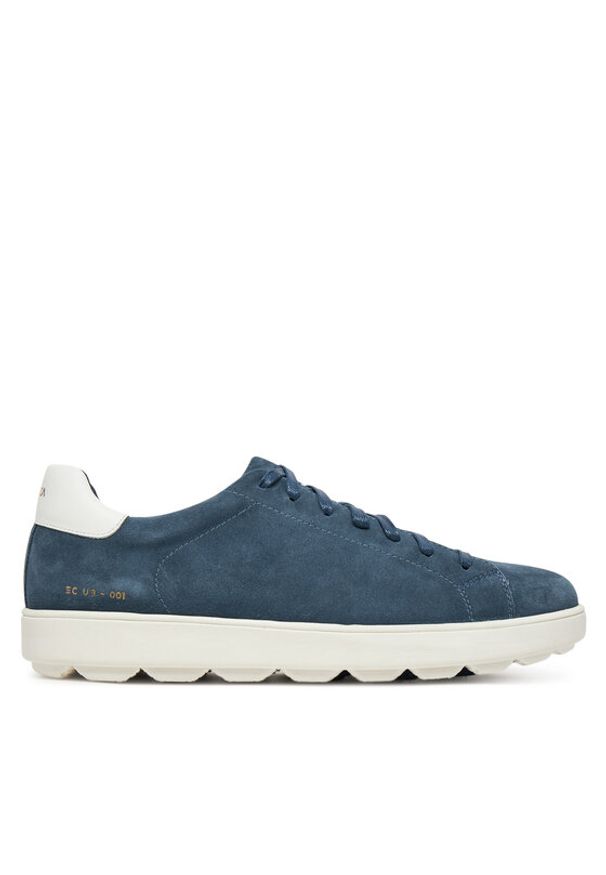 Geox Sneakersy U Spherica Ecub-1 U45GPC 00022 C4005 Granatowy. Kolor: niebieski. Materiał: zamsz, skóra