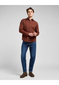 Lee - MESKA KOSZULA LEE PATCH SHIRT LUXE BROWN 112370549 #4