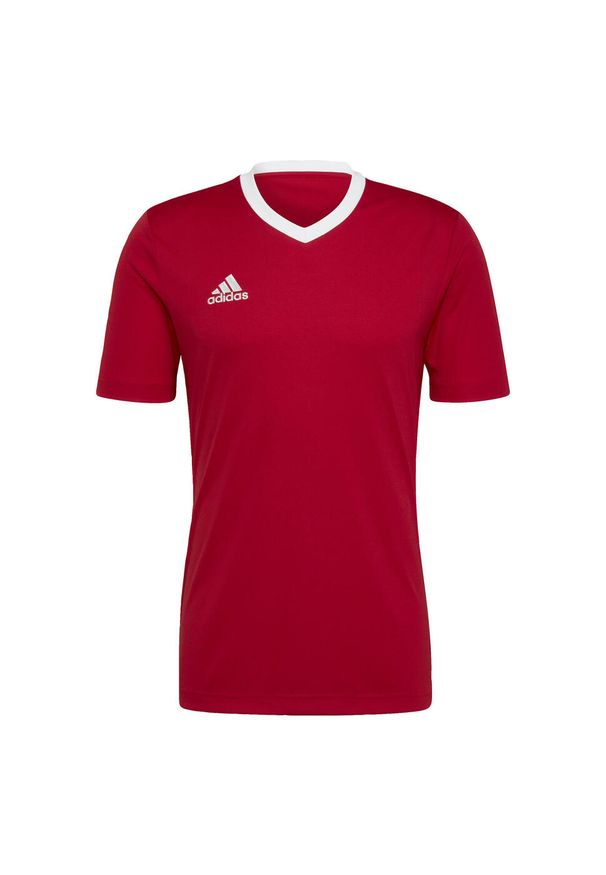 Adidas - Entrada 22 Jersey. Kolor: biały, czerwony, wielokolorowy. Materiał: jersey. Sport: piłka nożna
