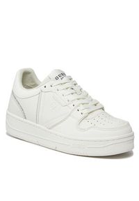 Guess Sneakersy Ancie FLPANC LAC12 Biały. Kolor: biały. Materiał: skóra #5