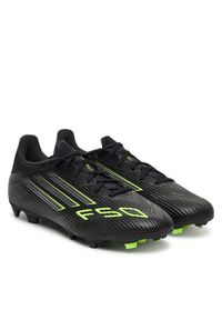 Adidas - adidas Buty do piłki nożnej F50 League Firm/Multi-Ground Boots JI0007 Czarny. Kolor: czarny. Materiał: materiał #4