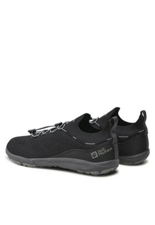 Jack Wolfskin Sneakersy Spirit Knit Low M 4056621 Czarny. Kolor: czarny. Materiał: mesh, materiał
