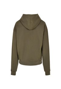 BUILD YOUR BRAND - Bawełniana Bluza Z Kapturem Dla Dorosłych Unisex Ultra Heavyweight Boxy Hoodie. Typ kołnierza: kaptur. Kolor: zielony. Materiał: bawełna #2