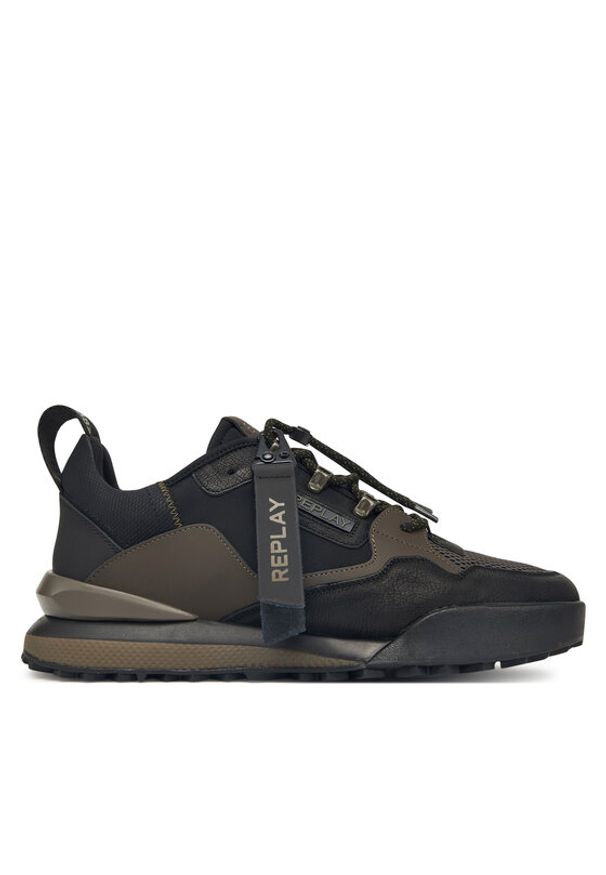 Replay - REPLAY Sneakersy Field M 2.0 GMS8L .000.C0018L Czarny. Kolor: czarny. Materiał: skóra
