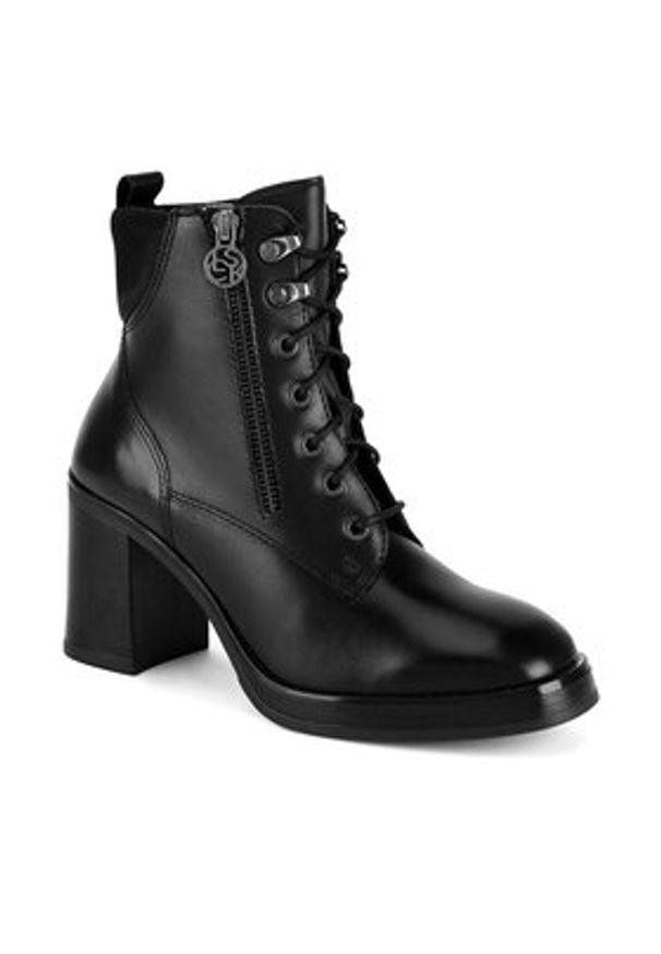 Lasocki Trzewiki RST-TOP-01 Czarny. Kolor: czarny. Materiał: skóra