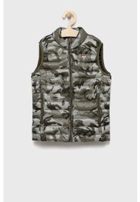 Guess bezrękawnik dziecięcy kolor zielony. Okazja: na co dzień. Kolor: zielony. Długość rękawa: bez rękawów. Styl: casual #1