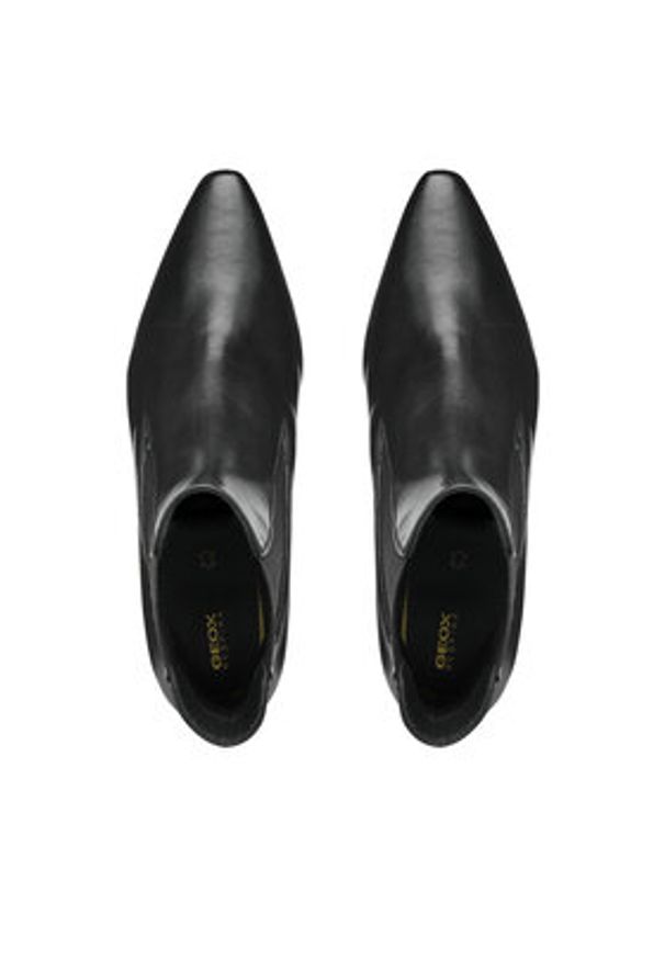 Geox Botki D Giselda D36VCC 000TU C9999 Czarny. Kolor: czarny. Materiał: materiał