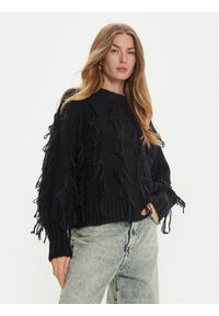 ViCOLO Sweter 33050S Czarny Regular Fit. Kolor: czarny. Materiał: syntetyk #1