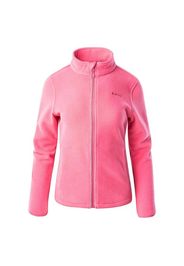 Hi-tec - Bluza Polarowa Damska Nader. Kolor: różowy. Materiał: polar. Sezon: zima. Sport: turystyka piesza