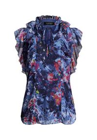 Lauren Ralph Lauren - LAUREN RALPH LAUREN Bluzka 200970718001 Granatowy Relaxed Fit. Kolor: niebieski. Materiał: syntetyk #4