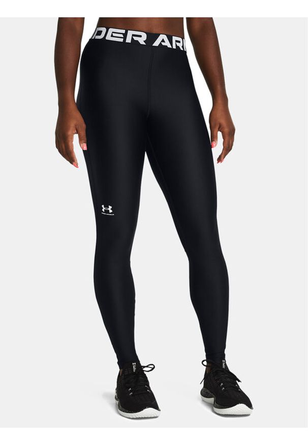 Under Armour Legginsy Ua Hg Authentics Legging 1383559-001 Czarny Compression Fit. Kolor: czarny. Materiał: syntetyk