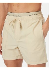 Calvin Klein Swimwear Szorty kąpielowe LV00N61017 Szary Regular Fit. Kolor: szary. Materiał: syntetyk #4