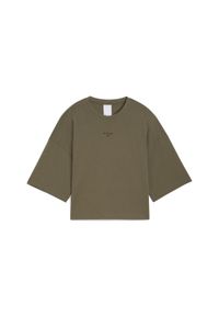 Puma - Damska koszulka oversize PUMA x HYROX PUMA Loden Green. Kolor: zielony. Sport: fitness