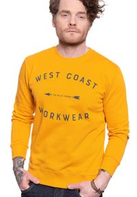 Lee - LEE WORKWEAR SWS GOLDEN YELLOW L81KSPNF. Kolor: żółty