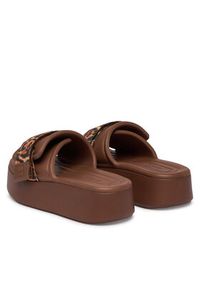 melissa - Melissa Klapki Melissa Free Fuzzy Slide Platform Ad 37835 Brązowy. Kolor: brązowy. Obcas: na platformie #6