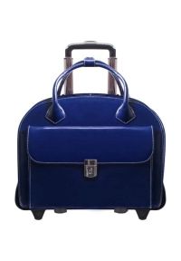 Torba na laptopa MCKLEIN Glen Ellyn 15.6 cali Granatowy. Kolor: niebieski. Materiał: skóra. Styl: biznesowy, klasyczny, elegancki #1