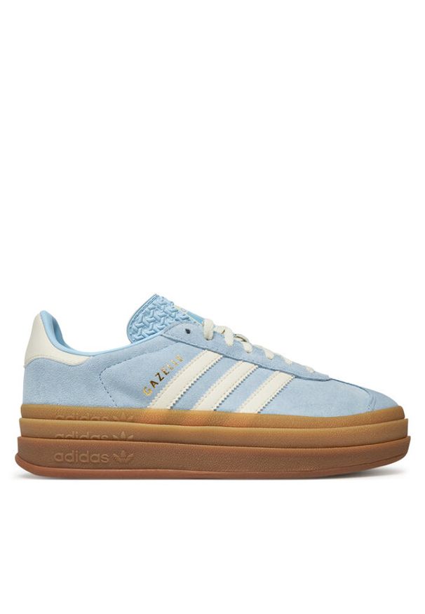 Adidas - adidas Sneakersy Gazelle Bold JQ7776 Błękitny. Kolor: niebieski. Materiał: zamsz, skóra. Model: Adidas Gazelle