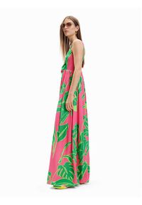Desigual Sukienka letnia 23SWVW60 Kolorowy Regular Fit. Materiał: wiskoza. Wzór: kolorowy. Sezon: lato #4