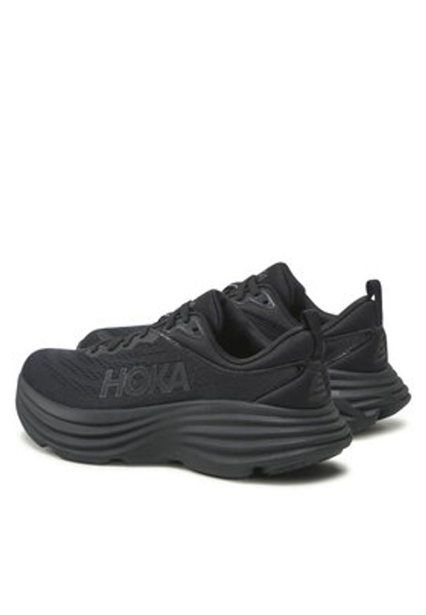 HOKA - Hoka Buty do biegania Bondi 8 1127952 Czarny. Kolor: czarny. Materiał: materiał