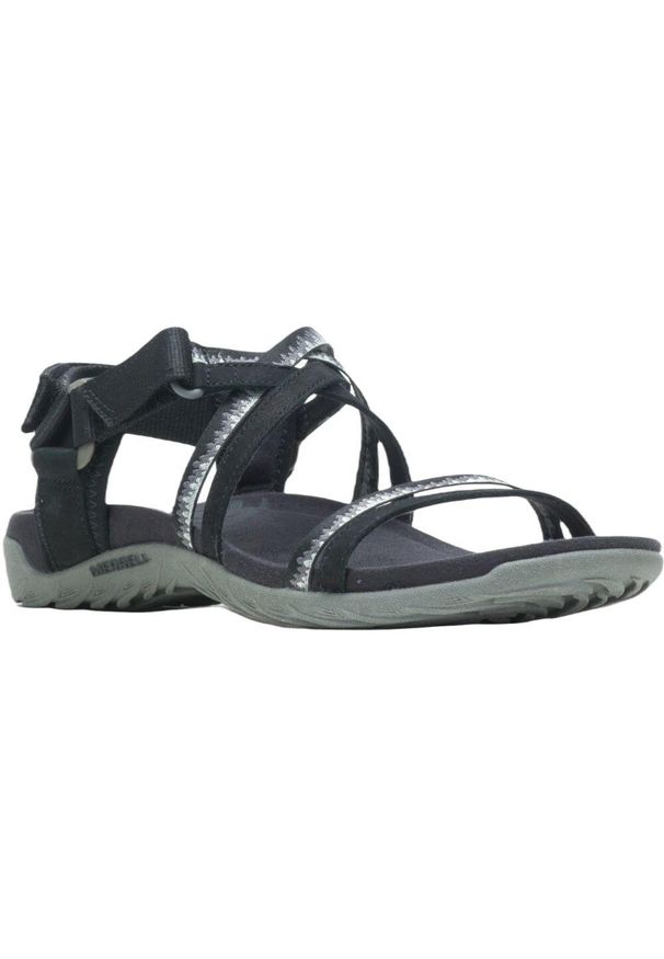 Sandały Turystyczne Lifestyle Damskie Merrell Terran 3 Cush Lattice. Kolor: czarny