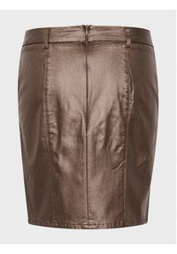 Cream Spódnica mini Duva 10610801 Brązowy Regular Fit. Kolor: brązowy. Materiał: wiskoza #3