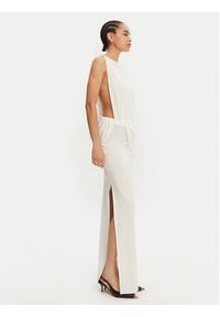 JACQUEMUS Sukienka wieczorowa La Robe Peplo Longue 25E251DR2302381 100 Biały Regular Fit. Kolor: biały. Materiał: wiskoza. Styl: wizytowy #3