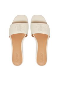 Lauren Ralph Lauren - LAUREN RALPH LAUREN Klapki Everley 802959143009 Biały. Kolor: biały. Materiał: skóra #3