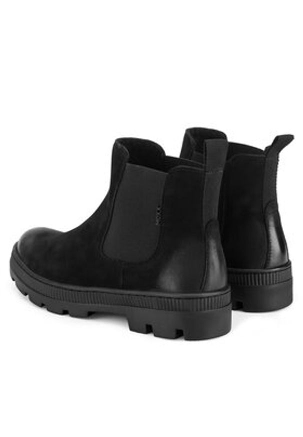 MEXX Sztyblety MICP1710543W Czarny. Kolor: czarny. Materiał: zamsz, skóra