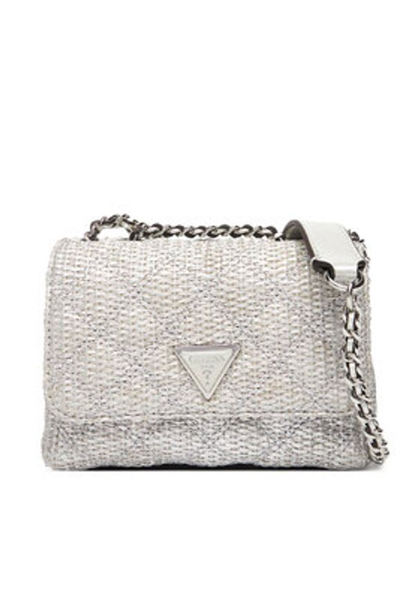Guess Torebka Giully II Mini HWQM96 73740 Srebrny. Kolor: srebrny