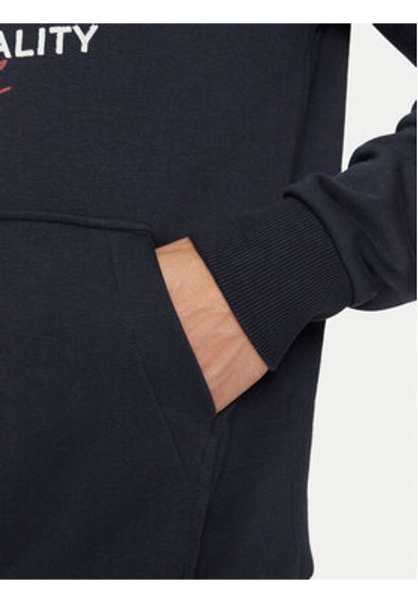 Tom Tailor Bluza 1043292 Granatowy Regular Fit. Kolor: niebieski. Materiał: syntetyk