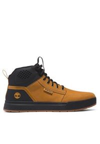 Timberland Trzewiki Maple Grove Sport Mid TB0A2DC22311 Brązowy. Kolor: brązowy. Materiał: nubuk, skóra. Styl: sportowy #3