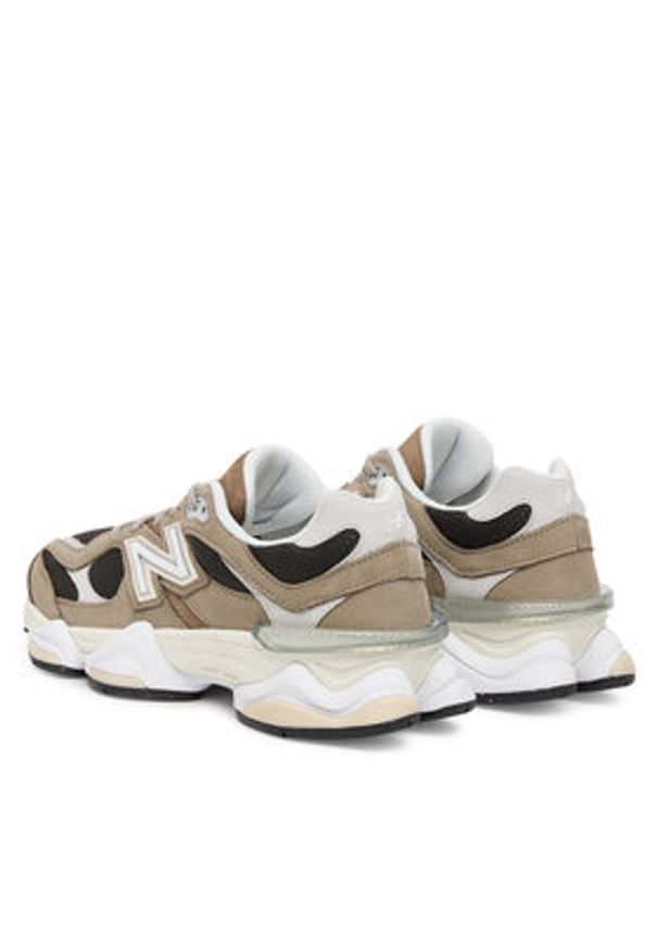 New Balance Sneakersy U9060CTA W Brązowy. Kolor: brązowy. Materiał: skóra, zamsz