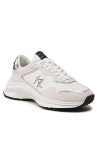 Karl Lagerfeld - KARL LAGERFELD Sneakersy KL53165 Biały. Kolor: biały. Materiał: materiał