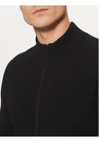 Stone Island Kardigan 8115519C2 Czarny Regular Fit. Kolor: czarny. Materiał: wełna #3